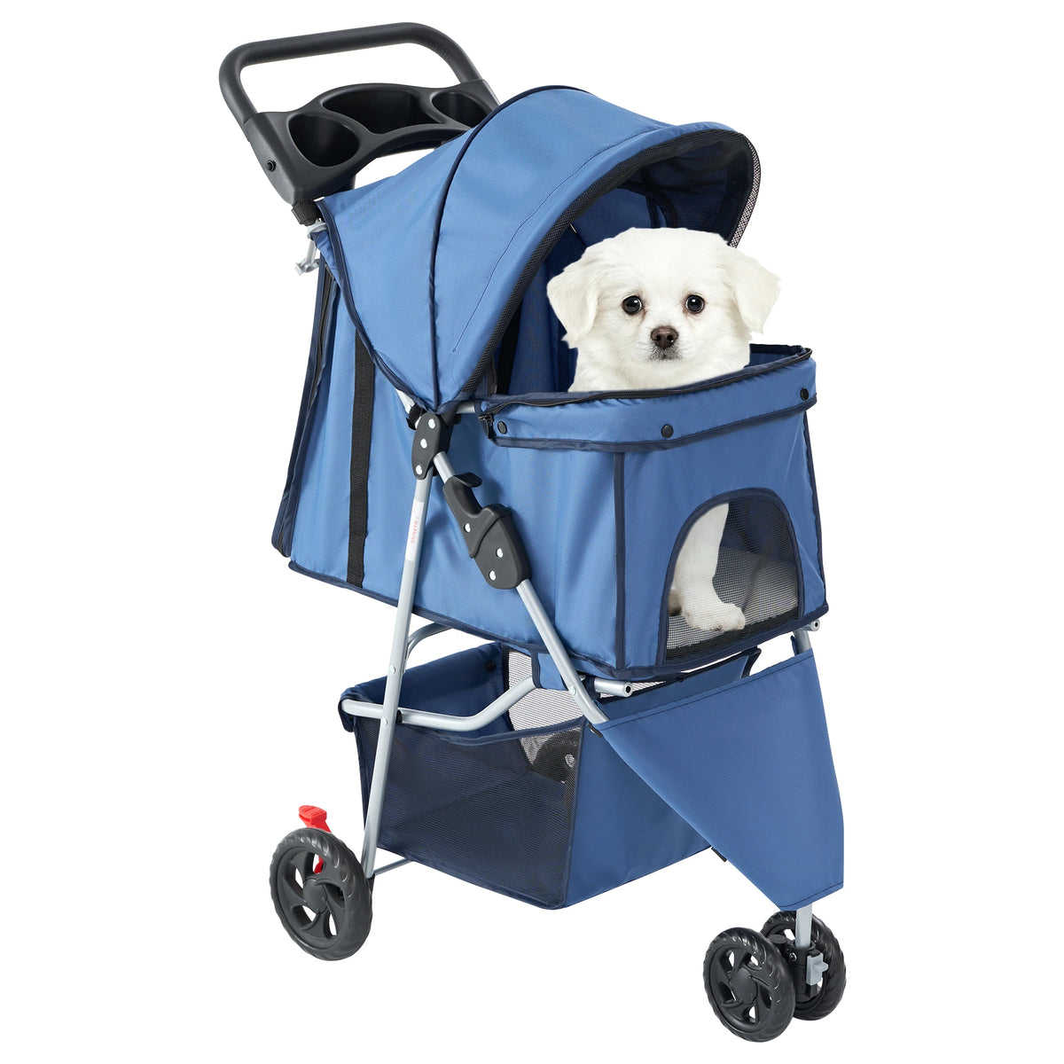 JHK Foldable Pet Stroller for Small Dogs and Cats Outdoors