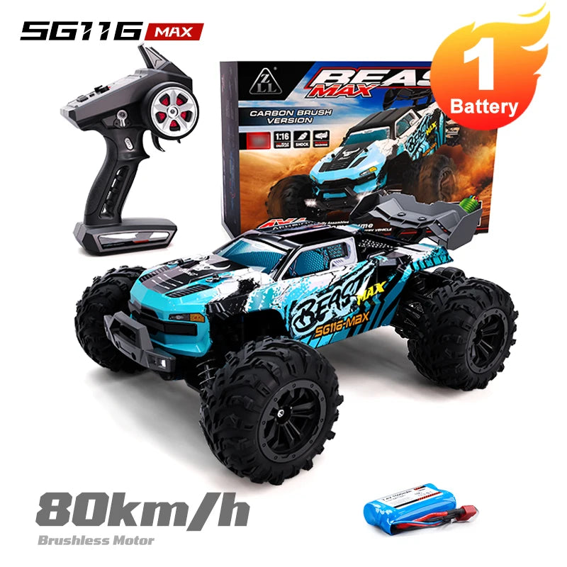 ZNLYRION 4WD Off-Road RC Buggy Remote Control Racing Truck