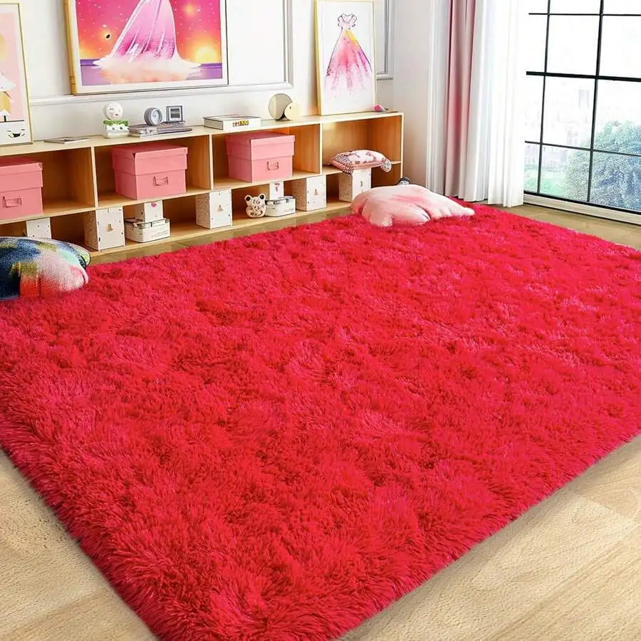 Plush Shag Rug For Bedroom Living Room And Dorm Decor