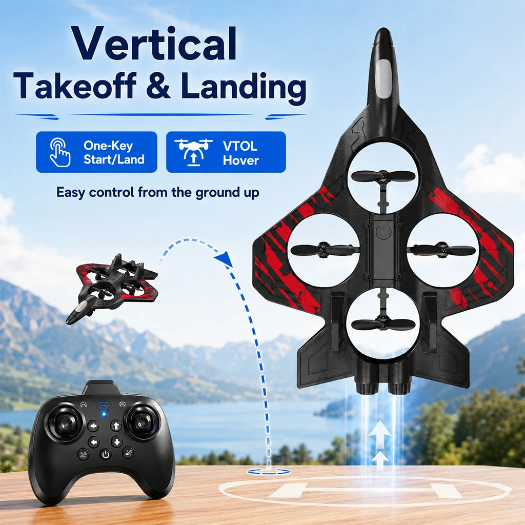 ZNLYRION YL87 RC Foam Fighter Plane With 360 Stunt Flight