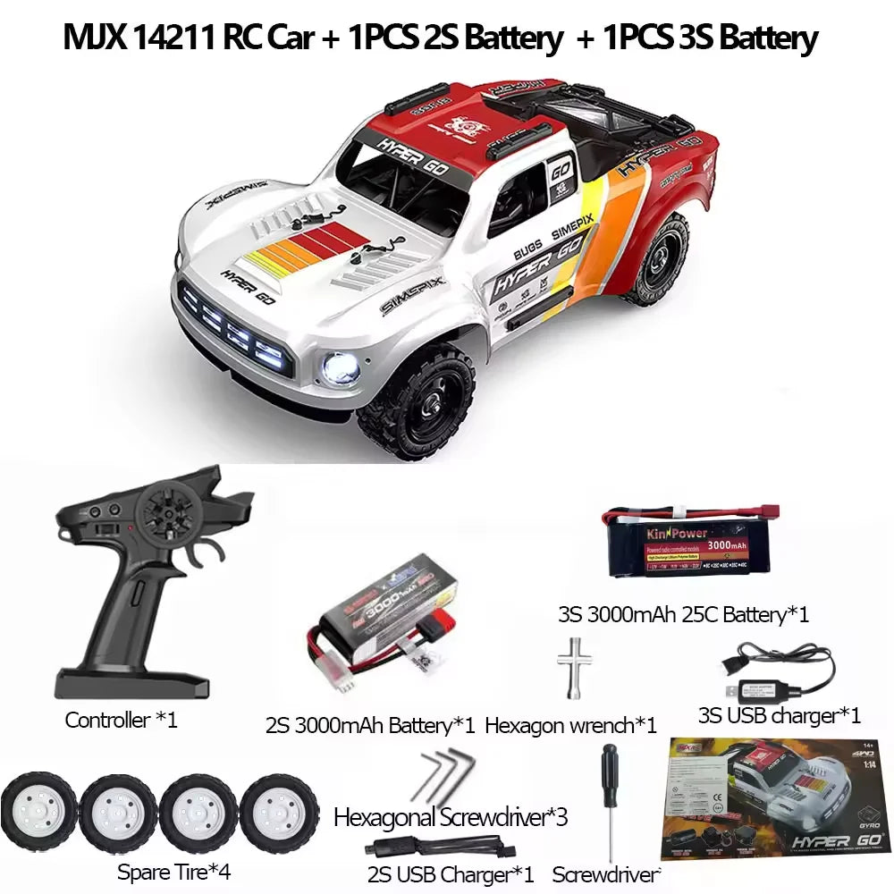 Jyscend MJX Hyper Go Brushless 4WD Racing RC Truck
