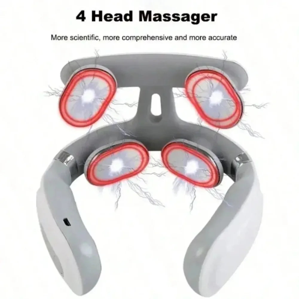 LISM USB Neck Massager With Heat For Neck Pain Relief