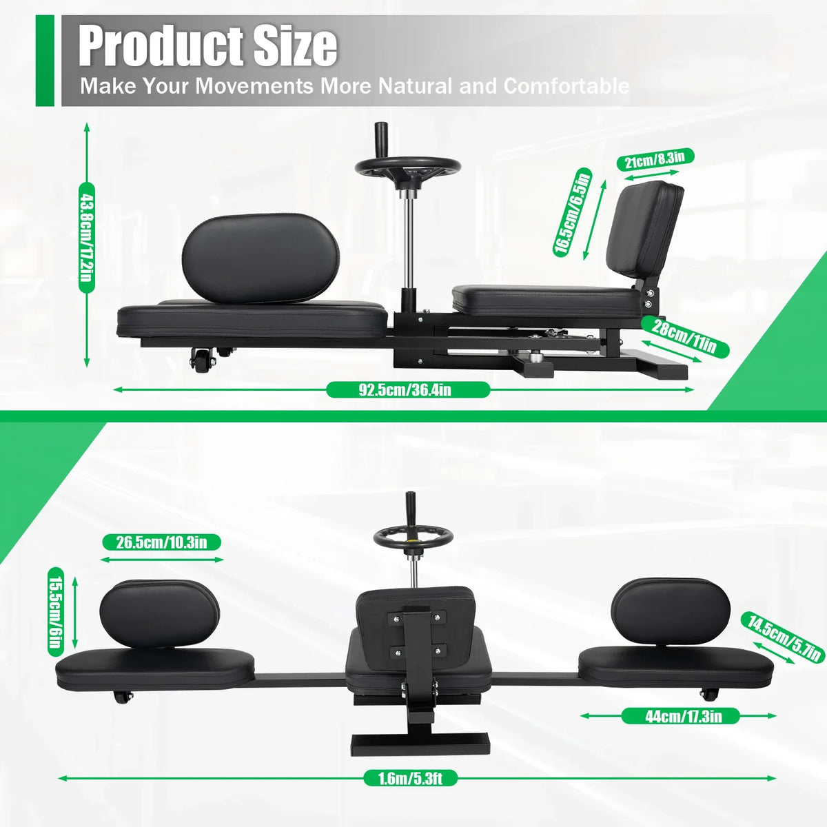 Heavy Duty Four Bar Leg Stretcher For Core And Leg Flexibility