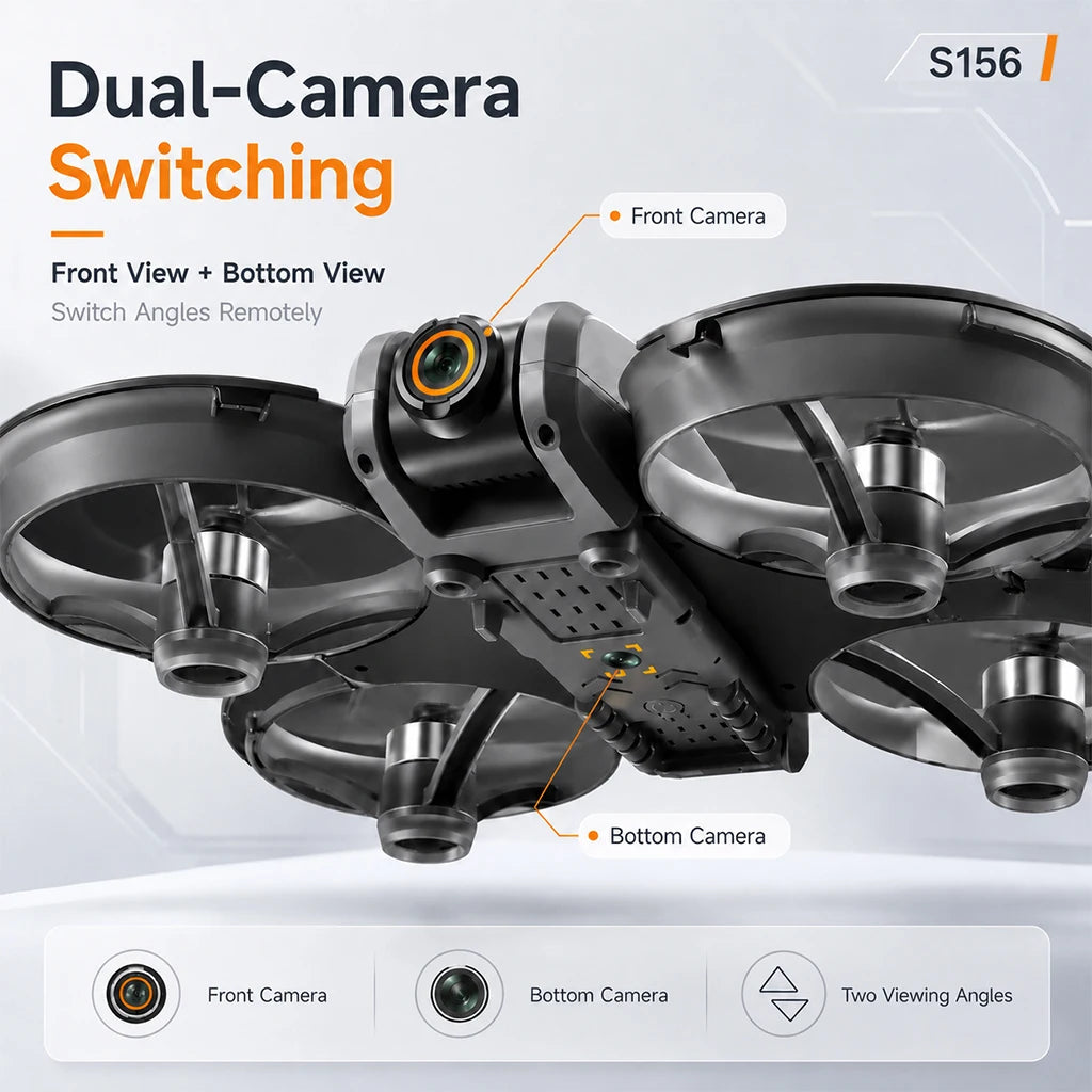 ZNLYRION Drone With 8K Dual Camera And Brushless Motor