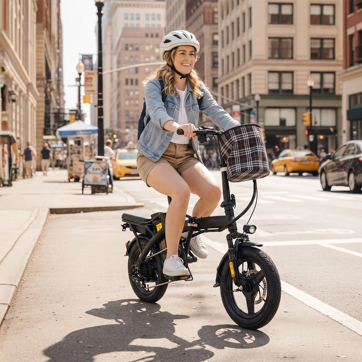 Hezzo 750W Peak Folding Electric Bike For Adult Commuters