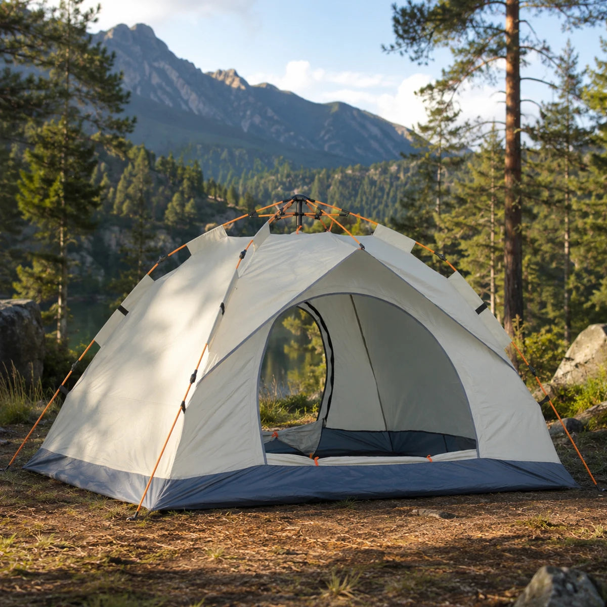 TribeNest Automatic Pop Up Camping Tent Windproof And Rainproof