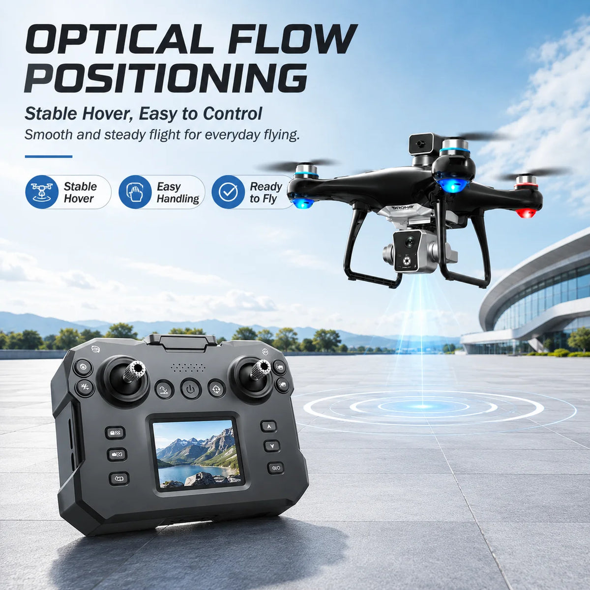 ZNLYRION Brushless Obstacle Avoidance HD Dual Camera RC Quadcopter