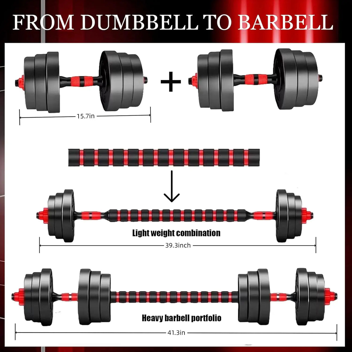 Adjustable Dumbbell Set for Home Gym Strength and Fitness Training