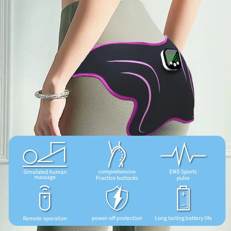 Jitesy EMS Hip Trainer Muscle Stimulator for Toning and Massage