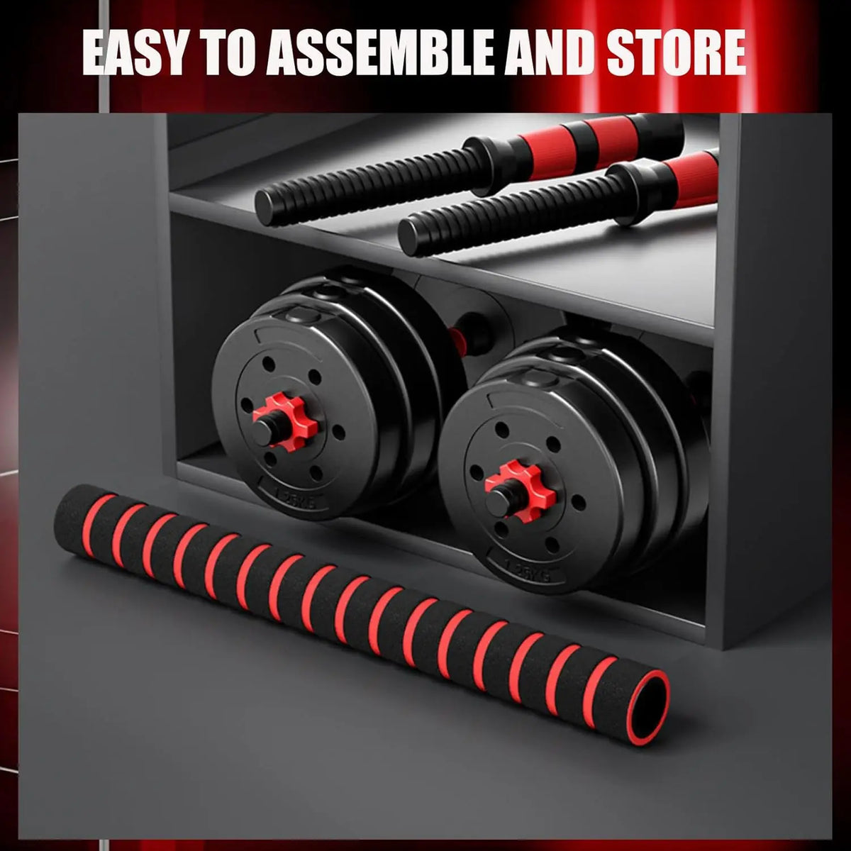 Adjustable Dumbbell Set for Home Gym Strength and Fitness Training