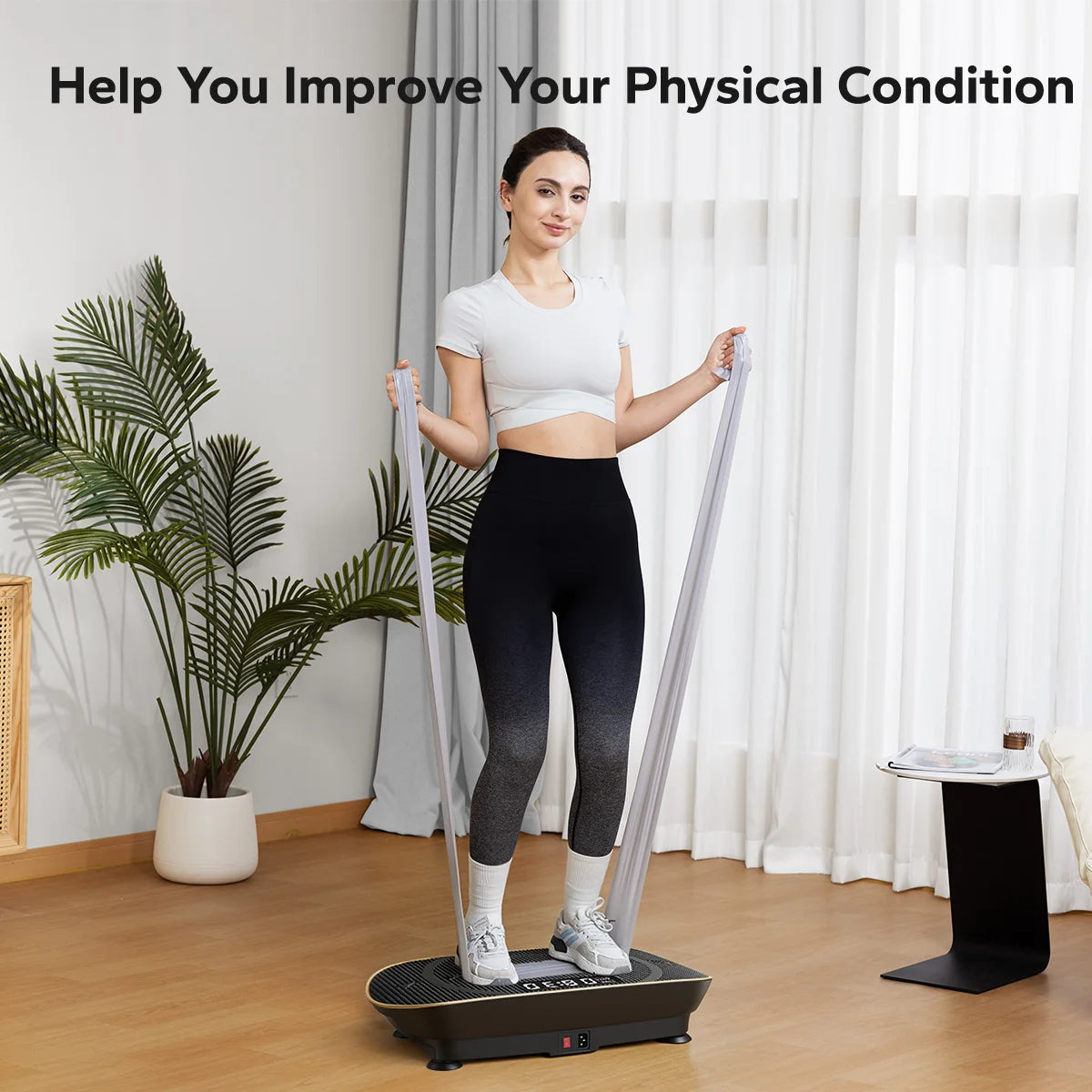 MERACH Whole Body Vibration Plate Exercise Machine for Home Fitness