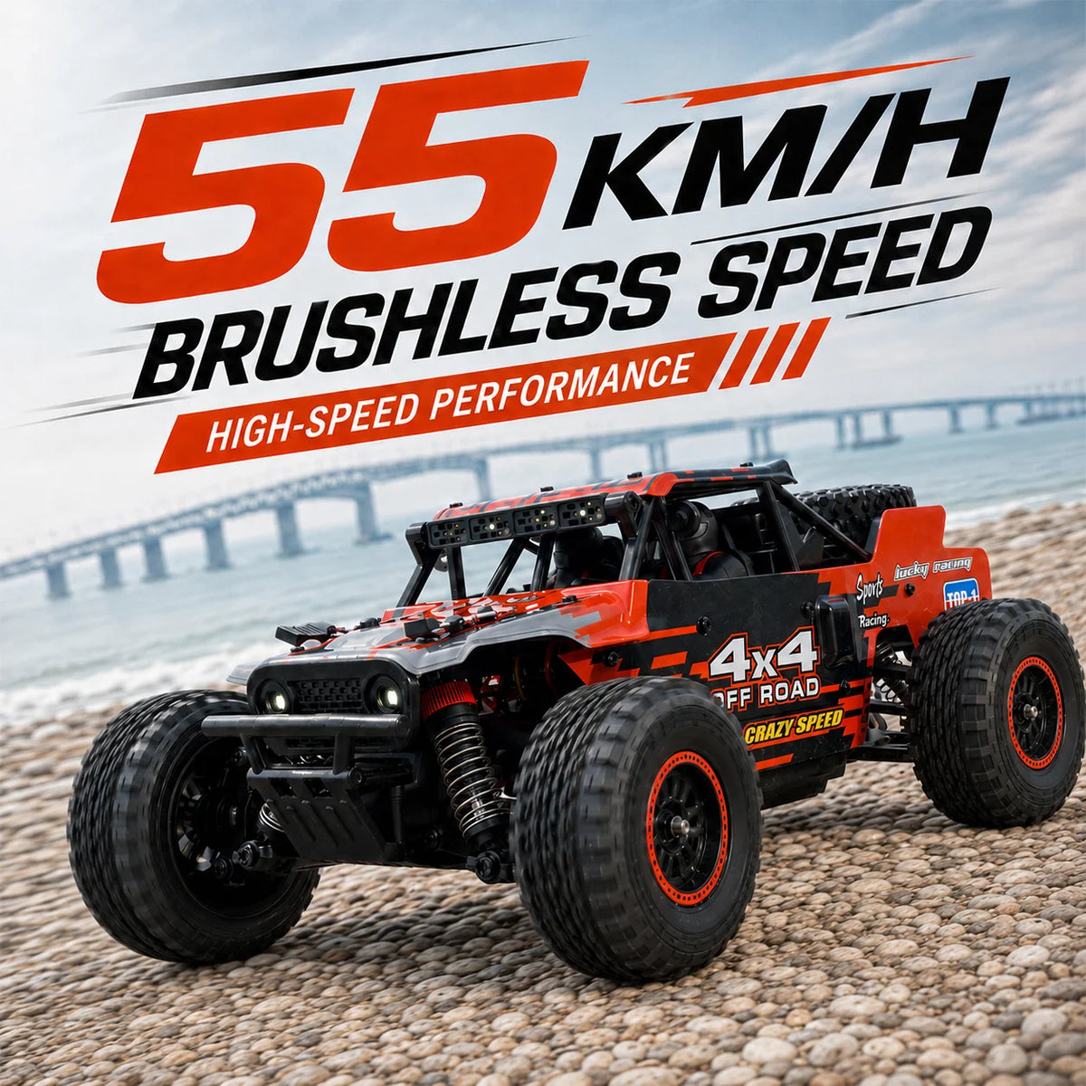 ZNLYRION SG202MAX Brushless 4WD Off Road RC Monster Truck
