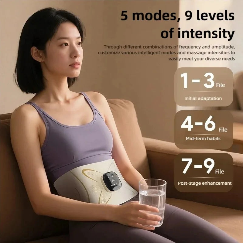 Jitesy EMS Waist Massager Belt With Heat Muscle Stimulator