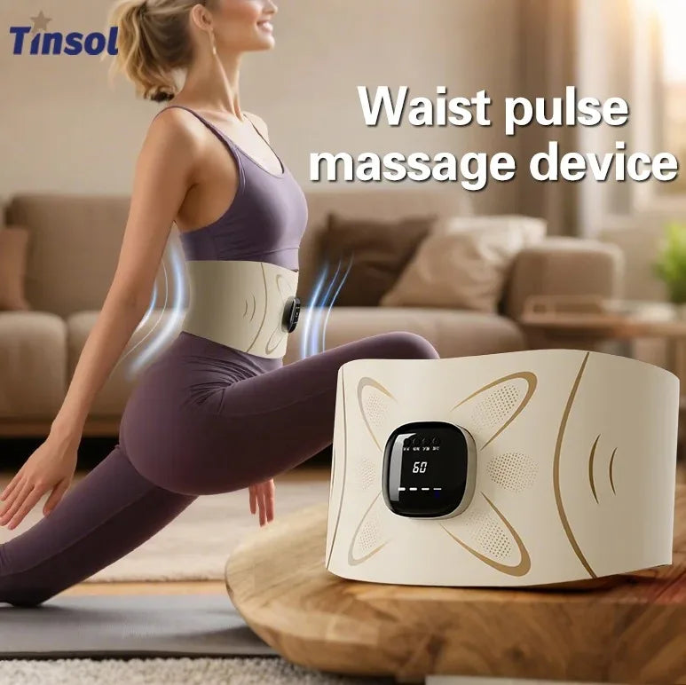 Jitesy EMS Waist Massager Belt With Heat Muscle Stimulator