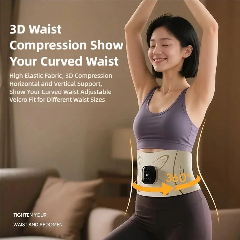 Jitesy EMS Waist Massager Belt With Heat Muscle Stimulator