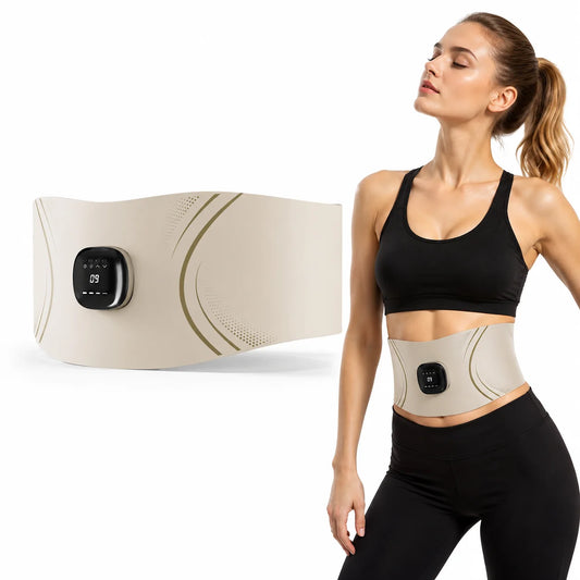Jitesy Red Blue Light EMS Abdominal Muscle Stimulator Belt