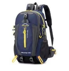 Waterproof Nylon Hiking Backpack With Large Capacity For Outdoor Travel