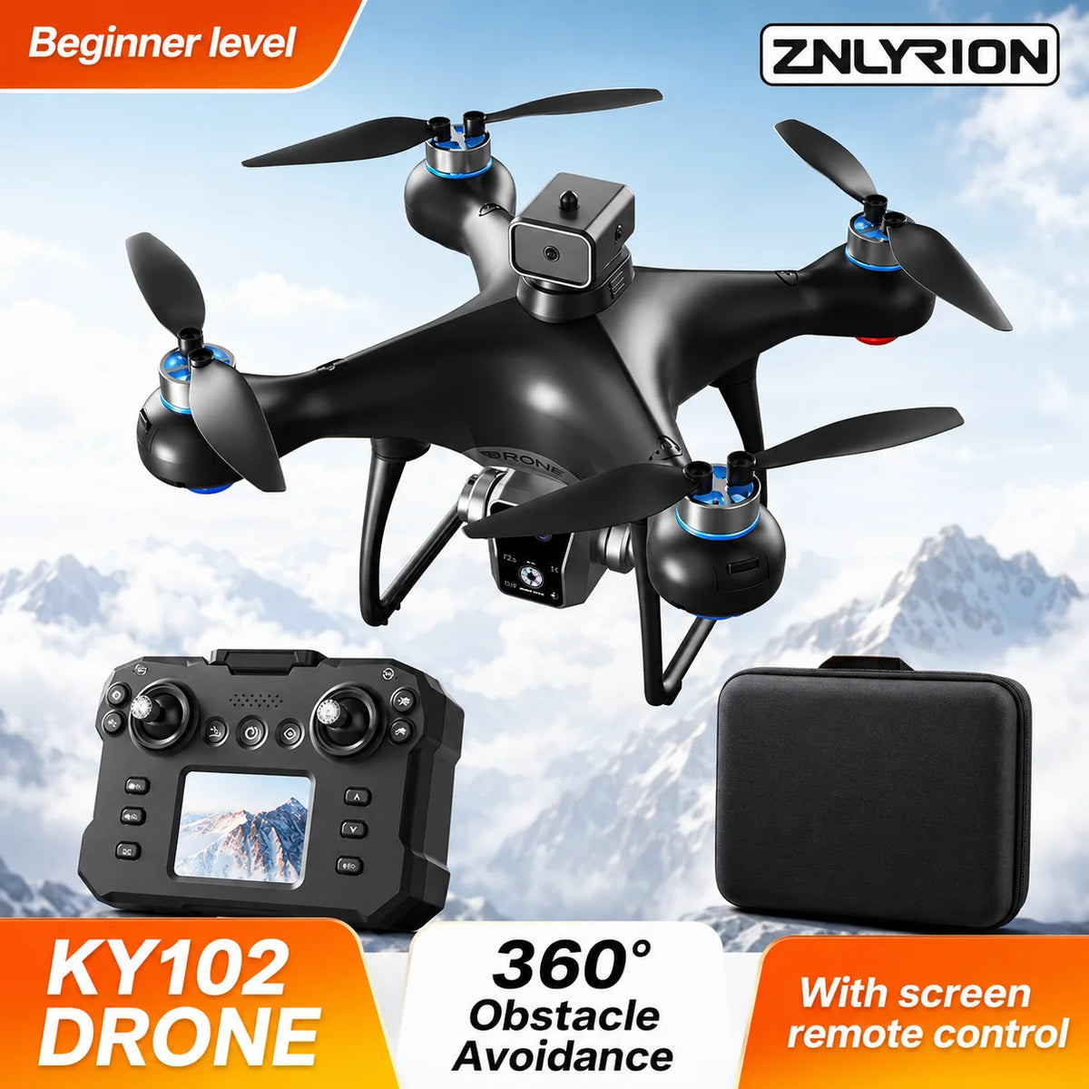 ZNLYRION Brushless Obstacle Avoidance HD Dual Camera RC Quadcopter