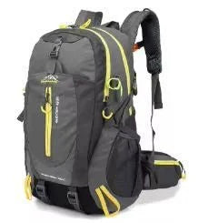 Waterproof Nylon Hiking Backpack With Large Capacity For Outdoor Travel