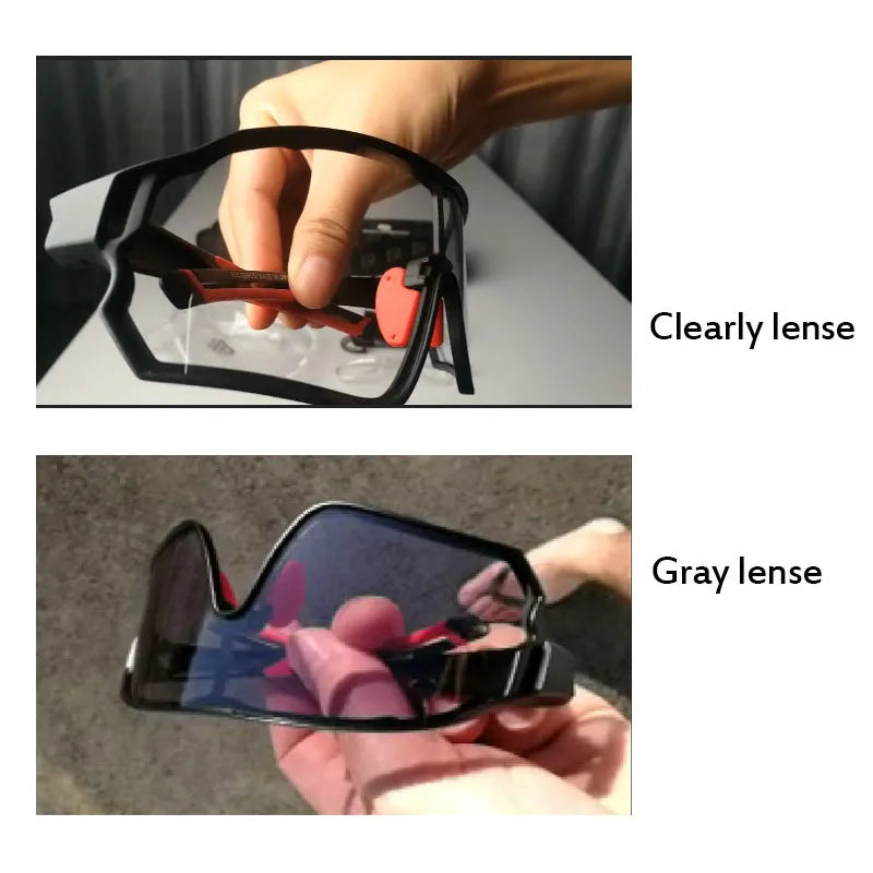 Rockbros Photochromic Cycling Sunglasses With UV400 Protection