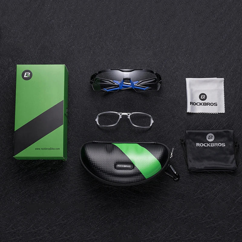 Rockbros Cycling Photochromic Sunglasses With UV400 Protection Lens