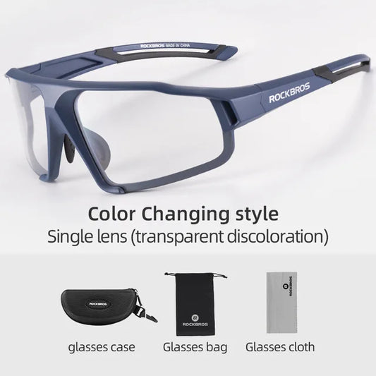 Rockbros Photochromic Cycling Sunglasses With UV400 Protection