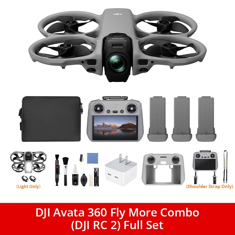 DJI Avata 360 Fly More Combo Drone Featuring 8K Camera