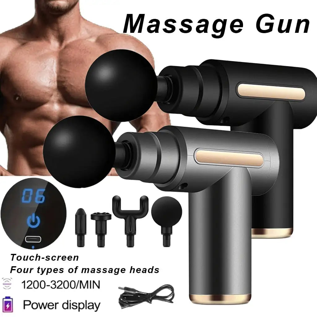 Portable Mini Rechargeable Handheld Electric Muscle Massage Gun
