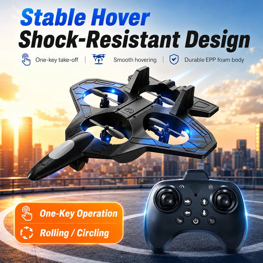 ZNLYRION YL87 RC Foam Fighter Plane With 360 Stunt Flight