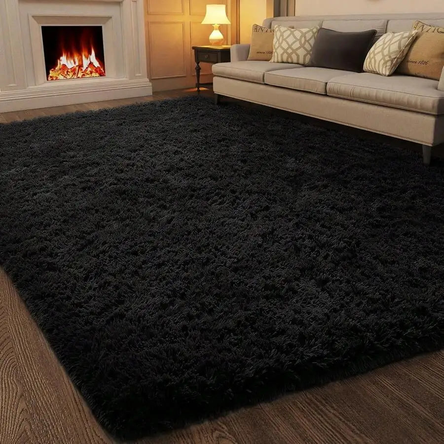 Plush Shag Rug For Bedroom Living Room And Dorm Decor