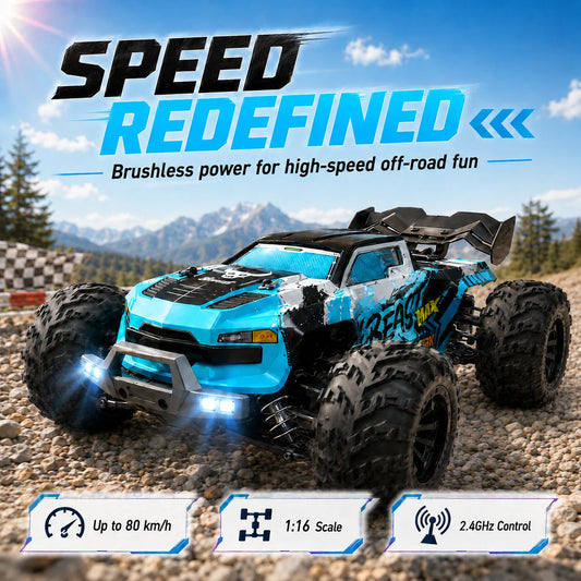 ZNLYRION 4WD Off-Road RC Buggy Remote Control Racing Truck