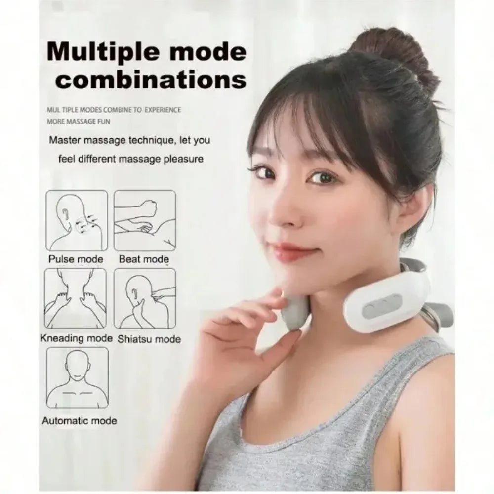 LISM USB Neck Massager With Heat For Neck Pain Relief