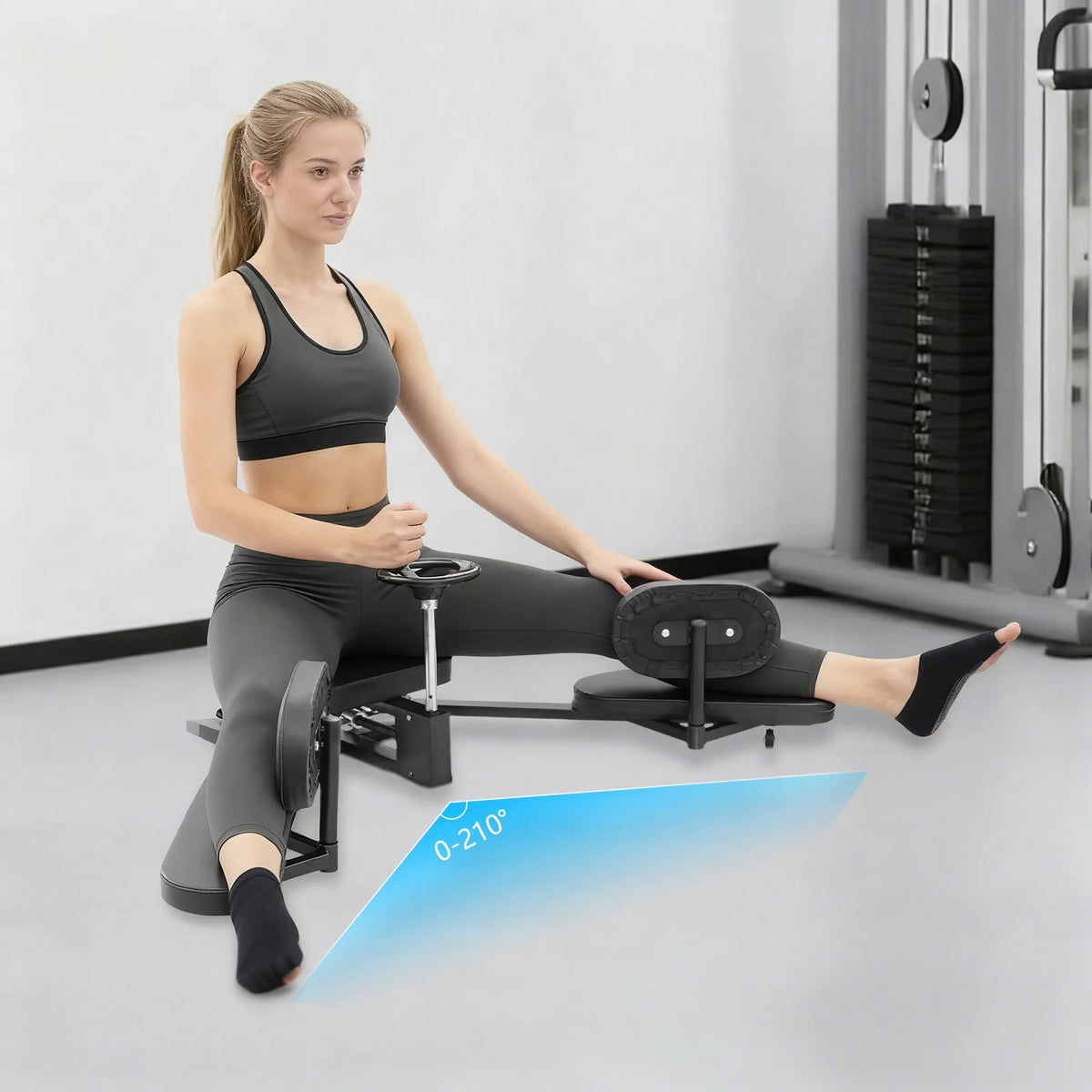 Professional Adjustable Leg Split Machine For Home Gym Fitness Training