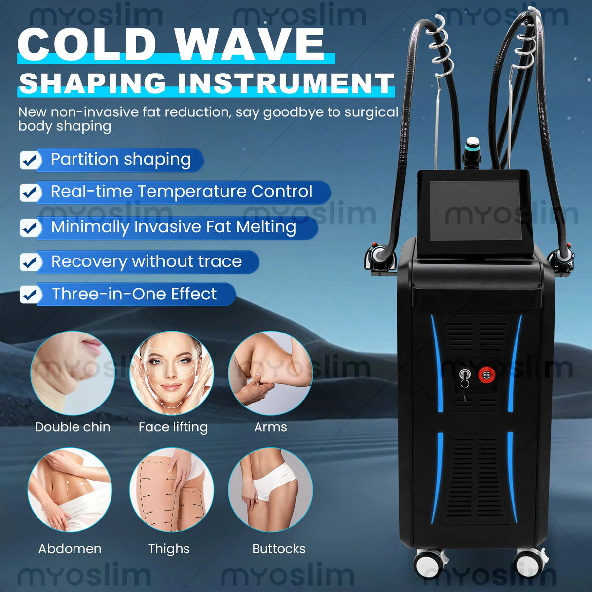 MYOSLIM Cryolipolysis Body Sculpting and Skin Tightening Machine