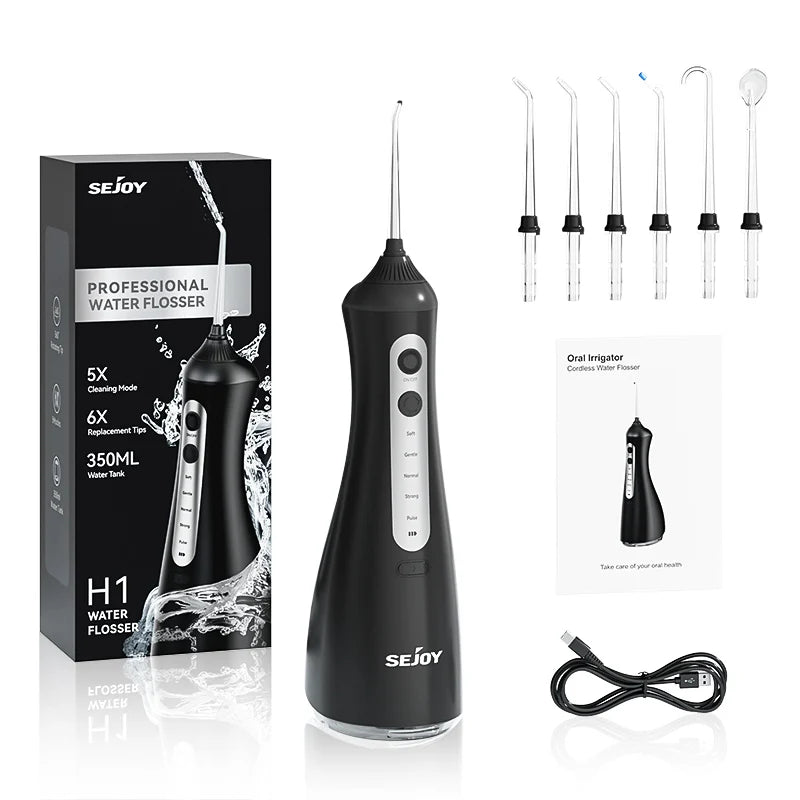 Sejoy Cordless Electric Oral Irrigator For Effective Dental Cleaning