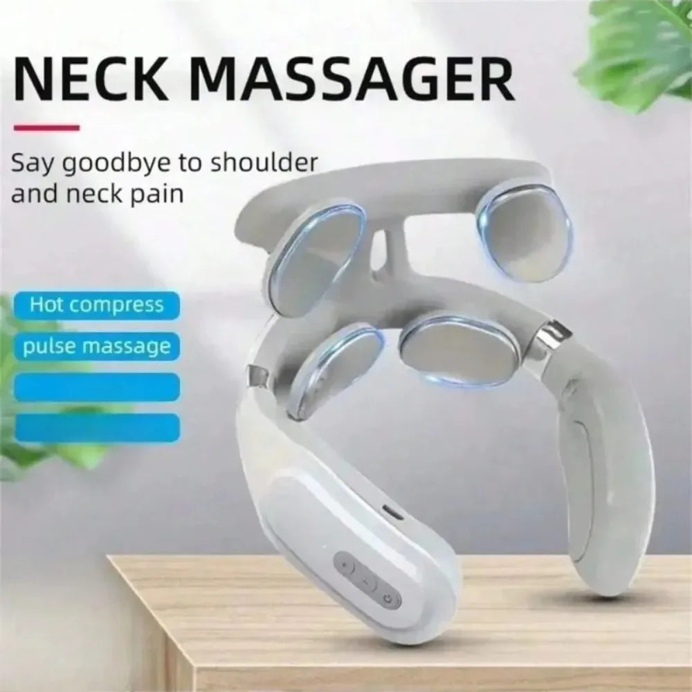 LISM USB Neck Massager With Heat For Neck Pain Relief