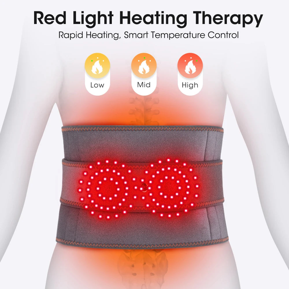 Hailicare Electric Heating Lumbar Support Belt With Vibration