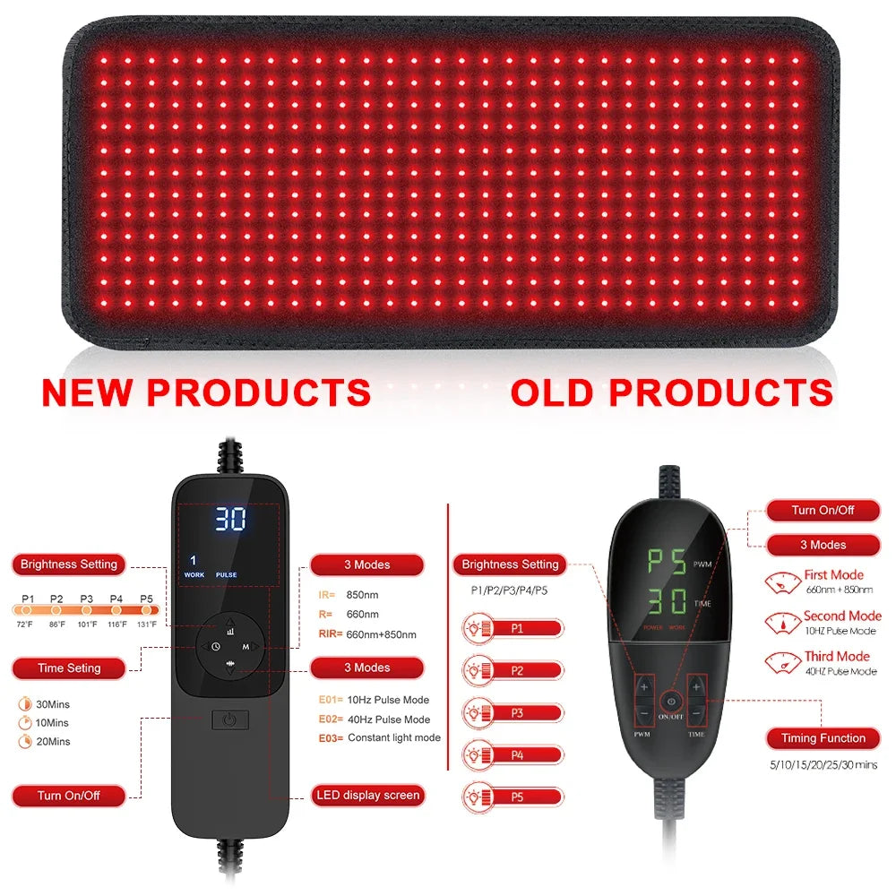 Astarexin Red Light Therapy Heating Pad Muscle Pain Relief
