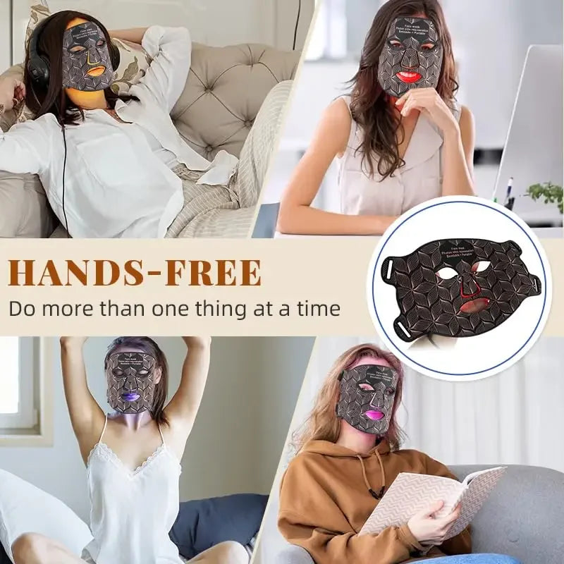 UBilli LED Face Mask Near Infrared Light Therapy Skin Rejuvenation