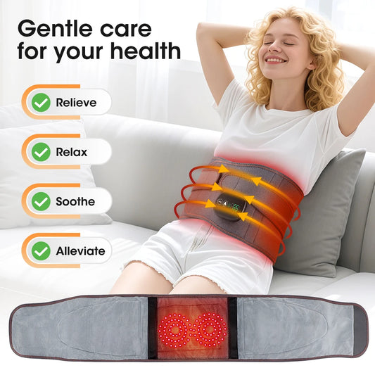 Hailicare Electric Heating Lumbar Support Belt With Vibration