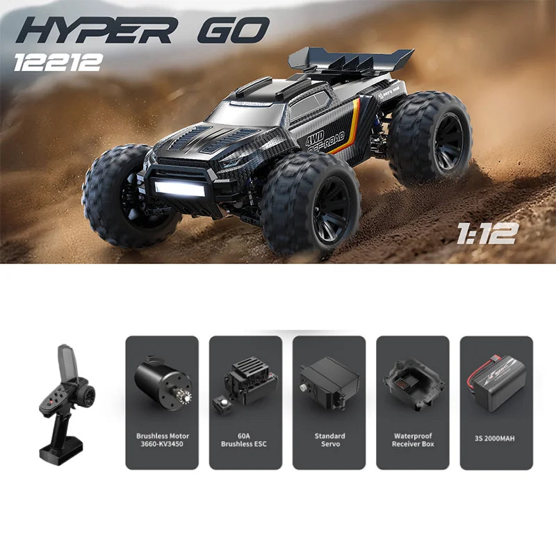 MJX Hyper Go Brushless 4WD Remote Control Monster Truck