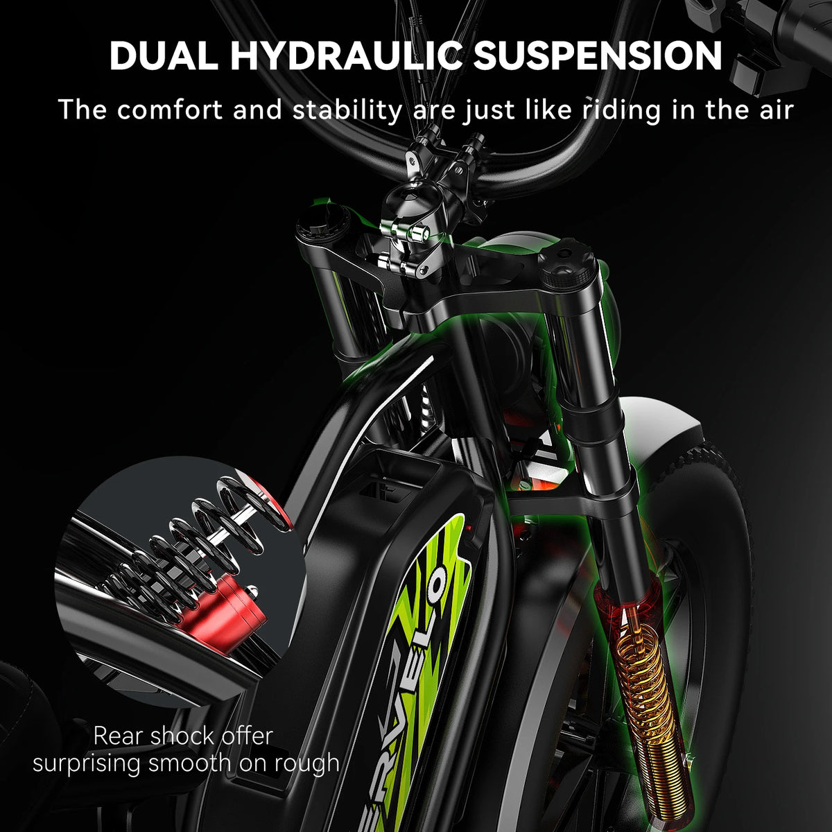Cybervelo EK11 1000W Fat Tire Electric Dirt Bike All Terrain