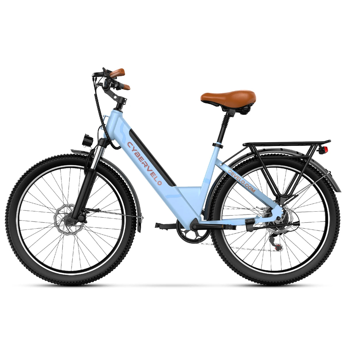 Cybervelo Urban Electric Bike With 1000W Motor And 7 Speed Gears