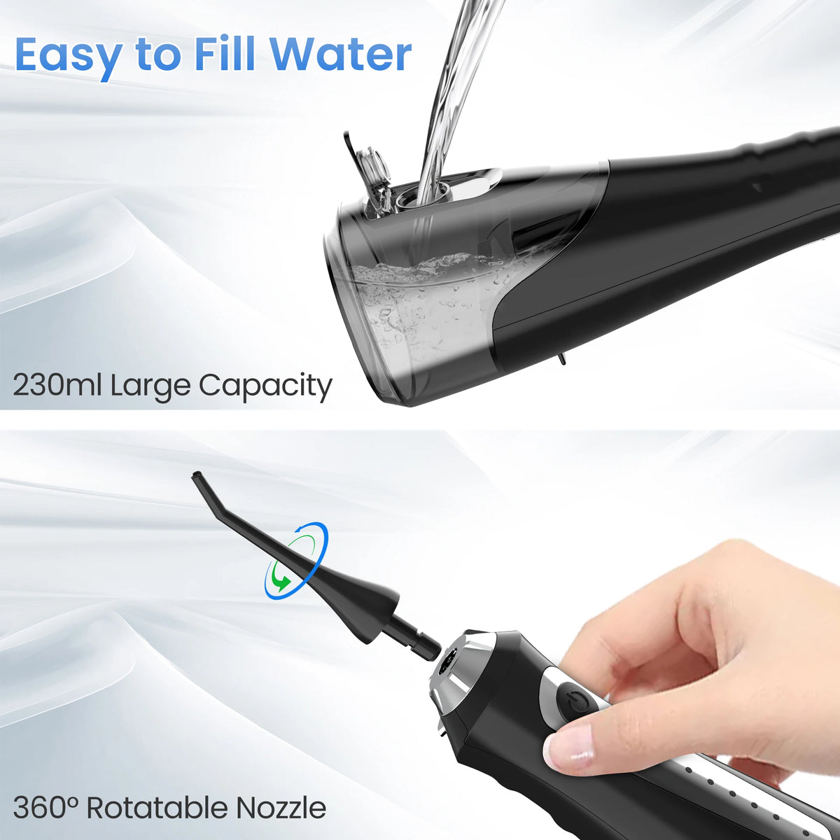 Sejoy Portable Electric Water Flosser With Multiple Cleaning Modes