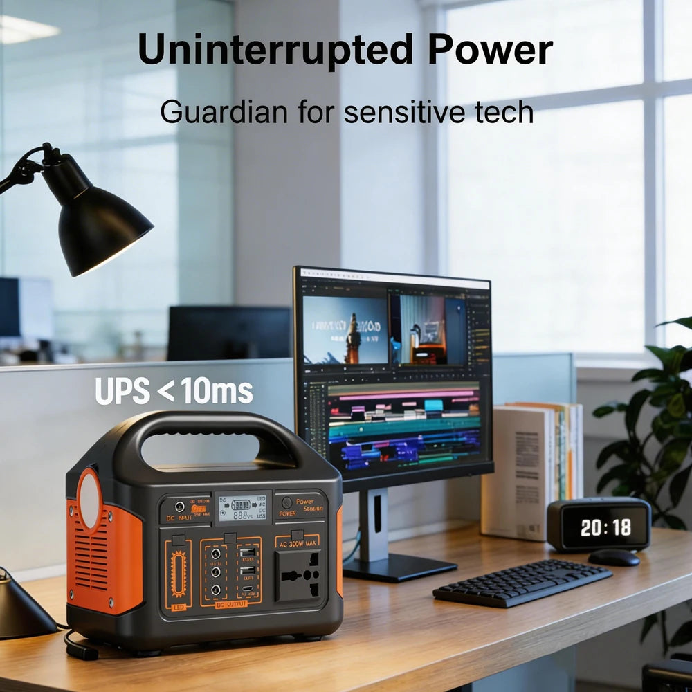 GaiaRay 300W 460Wh LiFePO4 Portable Power Station Generator