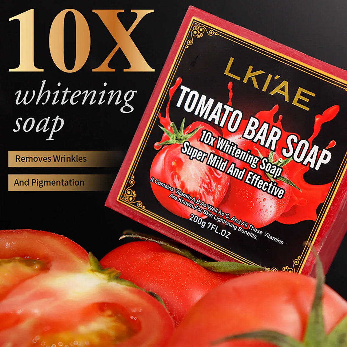 Ailke Natural Tomato Soap Bar For Whitening And Moisturizing Care