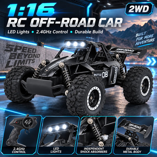 ZNLYRION Remote Control Off Road Racing Buggy With LED Lights