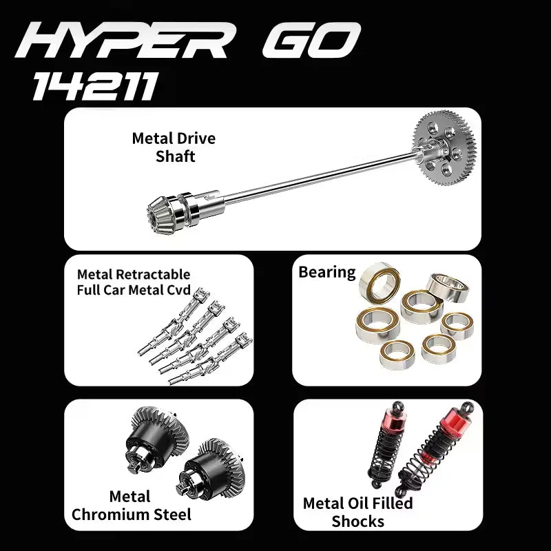 Jyscend MJX Hyper Go Brushless 4WD Racing RC Truck