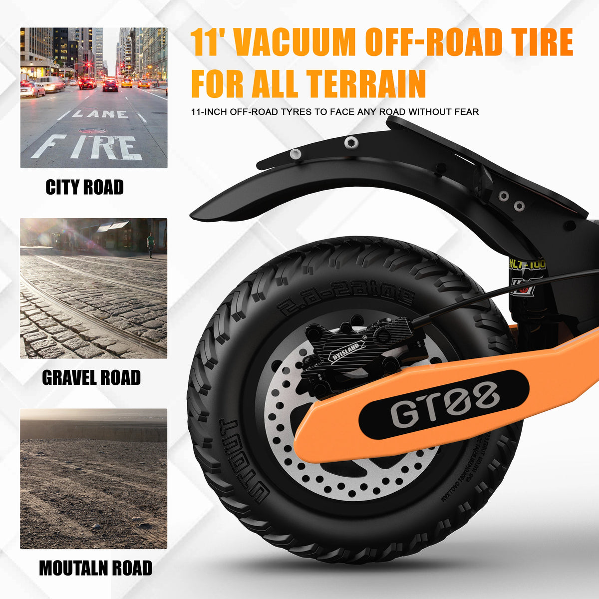 Arwibon Dual Motor Off Road Electric Scooter With Folding Frame