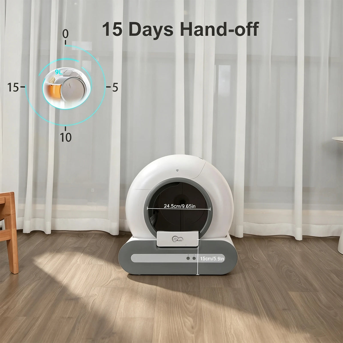 DOEL Smart Self Cleaning Automatic Cat Litter Box App Control